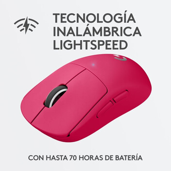 Logitech Pro X Superlight Ratón Gaming 25600DPI Rosa Logitech Pro X Superlight Ratón Gaming 25600DPI Rosa
