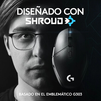 Logitech G303 Shroud Edition Ratón Gaming Inalámbrico 25000 DPI Negro Logitech G303 Shroud Edition Ratón Gaming Inalámbrico 25000 DPI Negro