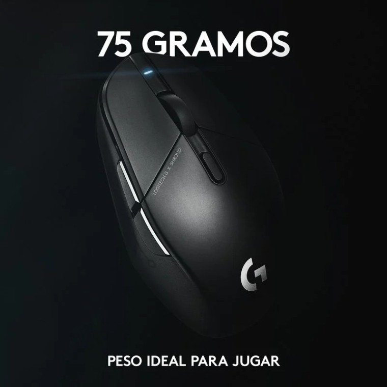 Logitech G303 Shroud Edition Ratón Gaming Inalámbrico 25000 DPI Negro