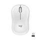 Logitech M220 Silent Ratón Wireless Blanco