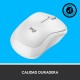 Logitech M220 Silent Ratón Wireless Blanco