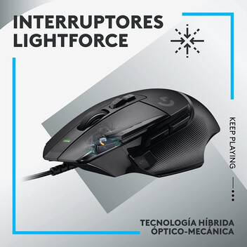 Logitech G G502 X Ratón Gaming Negro 25600 DPI Logitech G G502 X Ratón Gaming Negro 25600 DPI