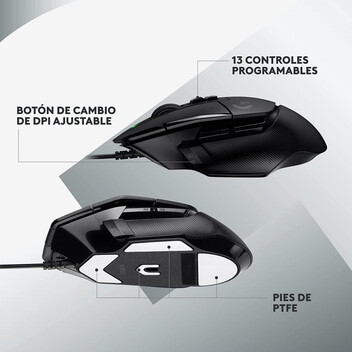 Logitech G G502 X Ratón Gaming Negro 25600 DPI Logitech G G502 X Ratón Gaming Negro 25600 DPI
