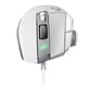 Logitech G502 X Ratón Gaming USB 13 Botones 25600DPI Blanco