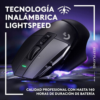 Logitech G G502 X LIGHTSPEED Ratón Inalámbrico Gaming 25600 DPI Negro