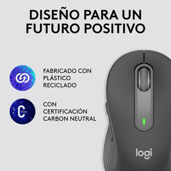 Logitech Signature M650 L Ratón Óptico Inalámbrico 2000DPI Gris Logitech Signature M650 L Ratón Óptico Inalámbrico 2000DPI Gris