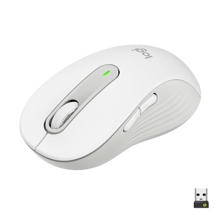 Logitech Signature M650 L Ratón Óptico Inalámbrico 2000DPI Blanco