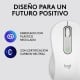 Logitech Signature M650 L Left Ratón Óptico Inalámbrico para Zurdos 2000DPI Blanco