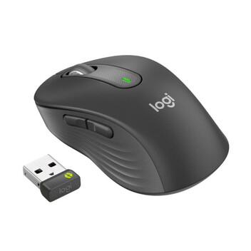 Ratón Logitech 910-006274 Óptico Wireless 4000 DPI 5 Botones Grafito Ergonomía M