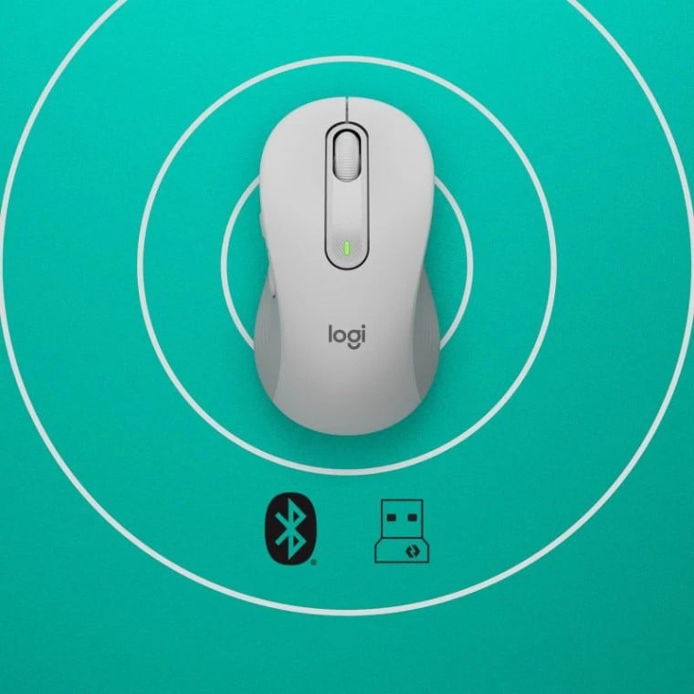 Logitech Signature M650 for Business Ratón Inalámbrico 4000 DPI Blanco