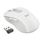 Ratón Logitech Signature M650 L for Business inalámbrico 4000 DPI SmartWheel Bluetooth blanco