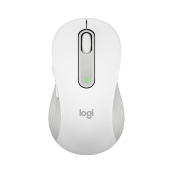 Ratón Logitech Signature M650 L for Business inalámbrico 4000 DPI SmartWheel Bluetooth blanco