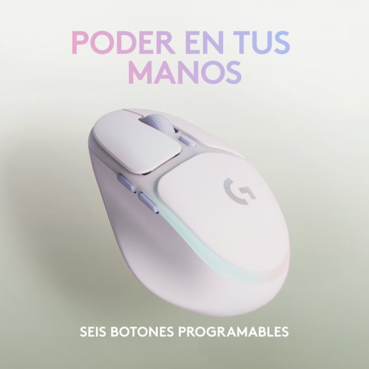 Logitech G705 Wireless Ratón Inalámbrico Gaming 8200 DPI Blanco