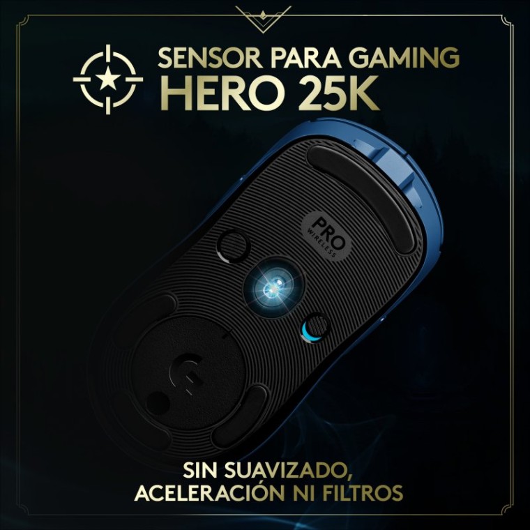 Logitech G Pro Ratón Inalámbrico para Gaming Edición League of Legends 25600 DPI