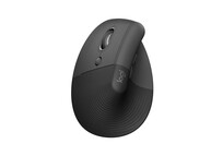 Logitech Lift for Business Ratón Ergonómico Bluetooth 4000 DPI Grafito