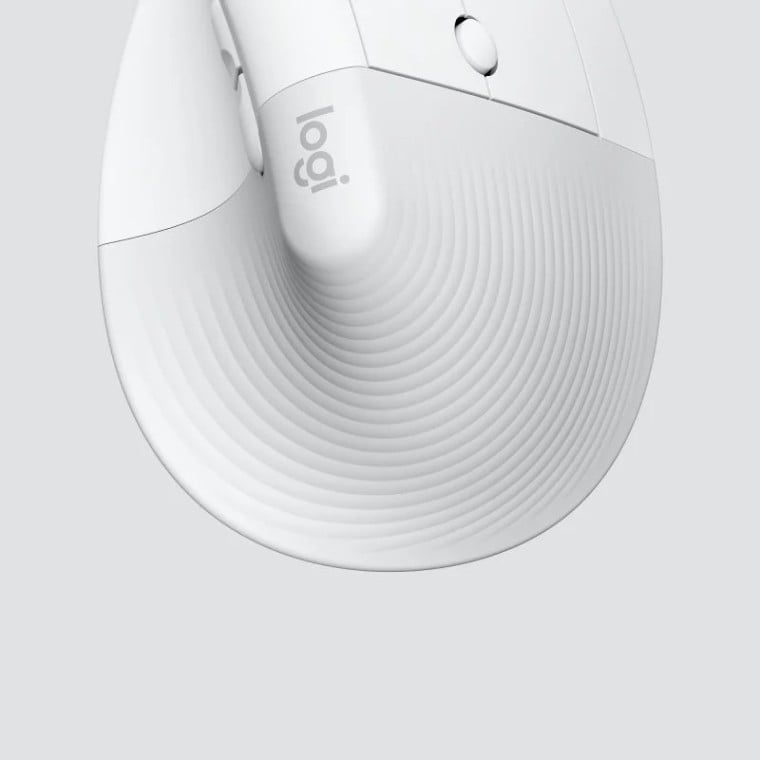 Logitech Lift for Business Ratón Ergonómico Bluetooth 4000 DPI Blanco