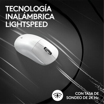 Logitech G PRO X SUPERLIGHT 2 LIGHTSPEED Ratón Inalámbrico Gaming Blanco 32000 DPI Logitech G PRO X SUPERLIGHT 2 LIGHTSPEED Ratón Inalámbrico Gaming Blanco 32000 DPI