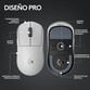Logitech G PRO X SUPERLIGHT 2 LIGHTSPEED Ratón Inalámbrico Gaming Blanco 32000 DPI Logitech G PRO X SUPERLIGHT 2 LIGHTSPEED Ratón Inalámbrico Gaming Blanco 32000 DPI