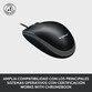 Logitech M100 Ratón Ambidiestro USB 1000 DPI Negro