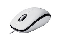 Logitech M100 Ratón Ambidiestro USB 1000 DPI Blanco