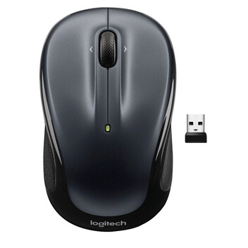 Ratón Logitech inalámbrico 1000 DPI Dark Silver ambidiestro 5 botones rueda Ratón Logitech inalámbrico 1000 DPI Dark Silver ambidiestro 5 botones rueda