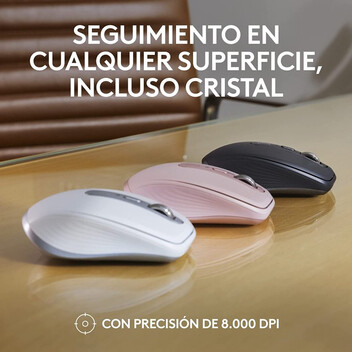 Logitech MX Anywhere 3S Ratón Inalámbrico Bluetooth Compacto Silencioso 8000 DPI Gris Logitech MX Anywhere 3S Ratón Inalámbrico Bluetooth Compacto Silencioso 8000 DPI Gris
