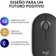 Logitech Pebble Mouse 2 M350s Ratón Inalámbrico Grafito 4000 DPI