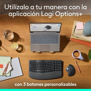 Logitech Ergo Series ERGO M575S Ratón Inalámbrico Bluetooth Trackball 2000 DPI Negro