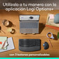 Logitech Ergo Series ERGO M575S Ratón Inalámbrico Bluetooth Trackball 2000 DPI Negro