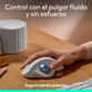 Logitech Ergo Series ERGO M575S Ratón Inalámbrico Bluetooth Trackball 2000 DPI Blanco