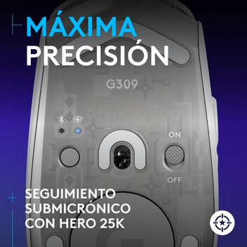 Logitech G G309 Lightspeed Ratón Inalámbrico Gaming Blanco Logitech G G309 Lightspeed Ratón Inalámbrico Gaming Blanco