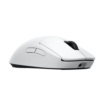 Ratón Logitech inalámbrico 32000 DPI LIGHTSPEED RGB ambidiestro 8 botones blanco
