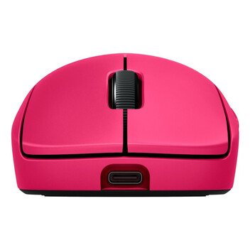 Ratón Logitech inalámbrico 32000 DPI RGB 8 botones batería USB-C Magenta