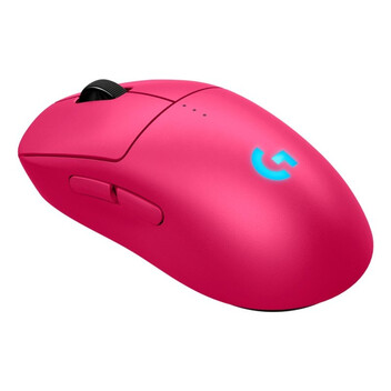 Ratón Logitech inalámbrico 32000 DPI RGB 8 botones batería USB-C Magenta