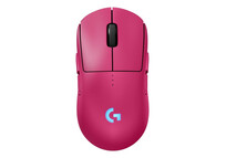 Ratón Logitech inalámbrico 32000 DPI RGB Lightforce Ambidiestro Carga inalámbrica Magenta