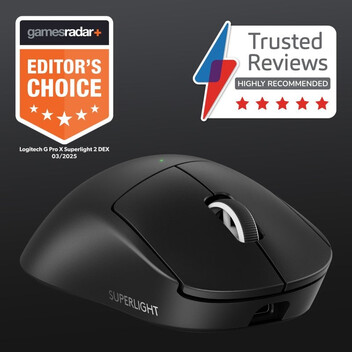 Logitech PRO X SUPERLIGHT 2 DEX Ratón Gaming Inalámbrico para Diestros 44000 DPI Negro