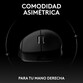 Logitech PRO X SUPERLIGHT 2 DEX Ratón Gaming Inalámbrico para Diestros 44000 DPI Negro