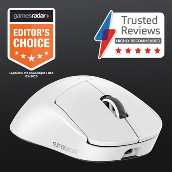 Logitech PRO X SUPERLIGHT 2 DEX Ratón Gaming Inalámbrico para Diestros 44000 DPI Blanco