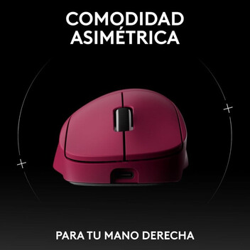 Logitech PRO X SUPERLIGHT 2 DEX Ratón Gaming Inalámbrico para Diestros 44000 DPI Magenta Logitech PRO X SUPERLIGHT 2 DEX Ratón Gaming Inalámbrico para Diestros 44000 DPI Magenta