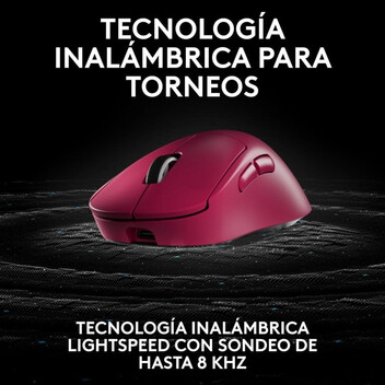 Logitech PRO X SUPERLIGHT 2 DEX Ratón Gaming Inalámbrico para Diestros 44000 DPI Magenta Logitech PRO X SUPERLIGHT 2 DEX Ratón Gaming Inalámbrico para Diestros 44000 DPI Magenta