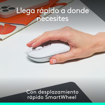 Logitech Pop Mouse Ratón Inalámbrico Compacto con Función de Emojis Personalizables Blanco Logitech Pop Mouse Ratón Inalámbrico Compacto con Función de Emojis Personalizables Blanco