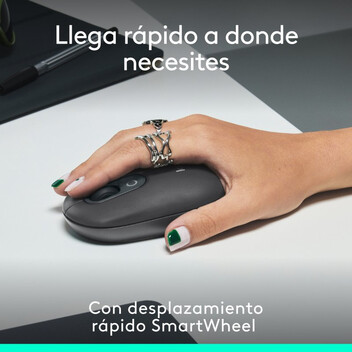 Logitech Pop Mouse Ratón Inalámbrico Compacto con Función de Emojis Personalizables Grafito Logitech Pop Mouse Ratón Inalámbrico Compacto con Función de Emojis Personalizables Grafito
