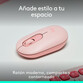 Logitech Pop Mouse Ratón Inalámbrico Compacto con Función de Emojis Personalizables Rosa Logitech Pop Mouse Ratón Inalámbrico Compacto con Función de Emojis Personalizables Rosa