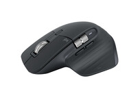 Ratón Logitech MX Master 3S Inalámbrico RF Bluetooth 8000 DPI Grafito Silencioso Ergonómico