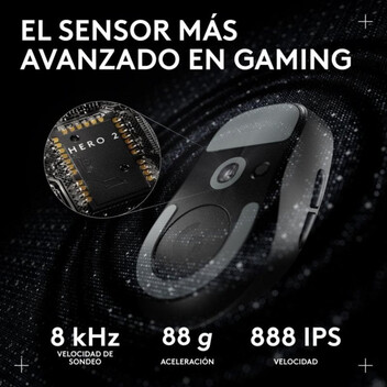 Ratón Logitech PRO X Superlight 2c Inalámbrico 44000 DPI Negro 5 Botones USB-C Ratón Logitech PRO X Superlight 2c Inalámbrico 44000 DPI Negro 5 Botones USB-C