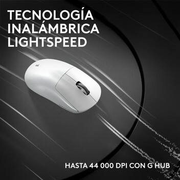 Ratón Logitech PRO X SUPERLIGHT 2c Inalámbrico 44000 DPI Blanco 5 Botones USB-C Ratón Logitech PRO X SUPERLIGHT 2c Inalámbrico 44000 DPI Blanco 5 Botones USB-C