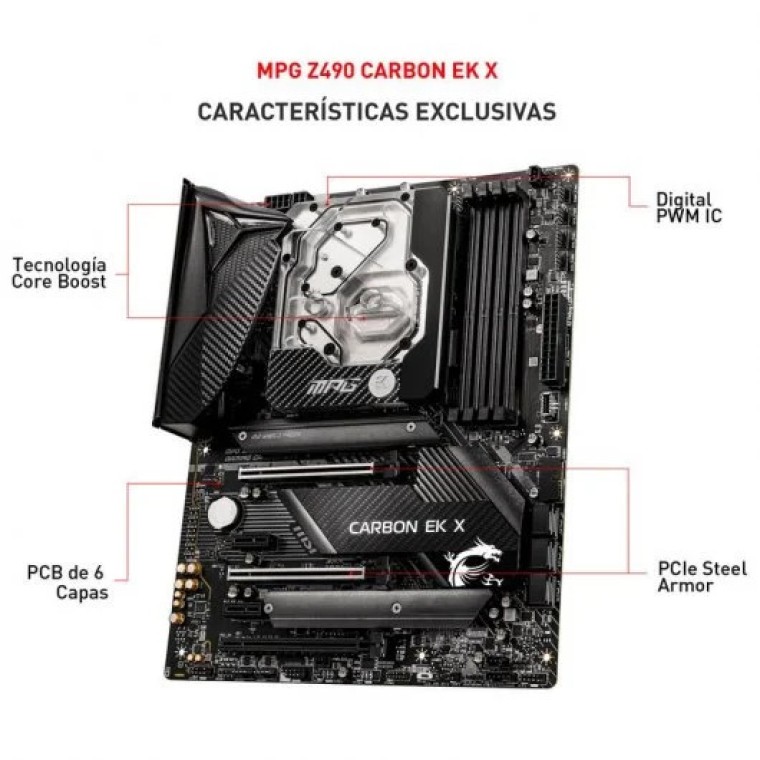 MSI MPG Z490 Carbon EK X