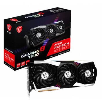 MSI AMD Radeon RX 6750 XT GAMING X TRIO 12GB GDDR6 MSI AMD Radeon RX 6750 XT GAMING X TRIO 12GB GDDR6