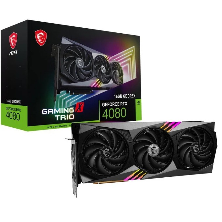 MSI GeForce RTX 4080 GAMING X TRIO 16GB GDDR6X DLSS3