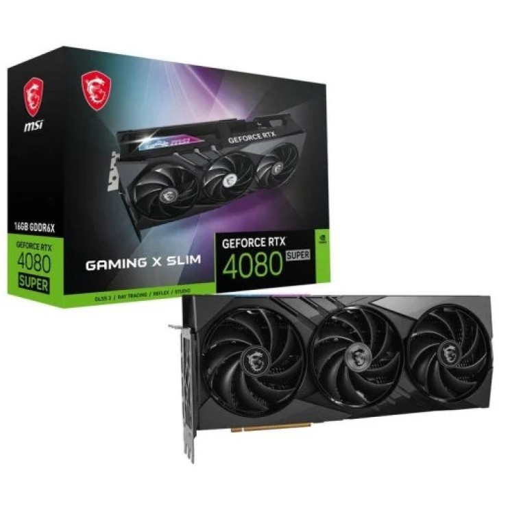 MSI GeForce RTX 4080 SUPER GAMING X SLIM 16GB GDDR6X DLSS3